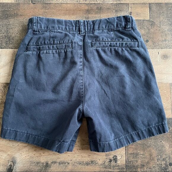 The Children’s Place Navy Flat Front Uniform Shorts Size 7 - Picture 2 of 6